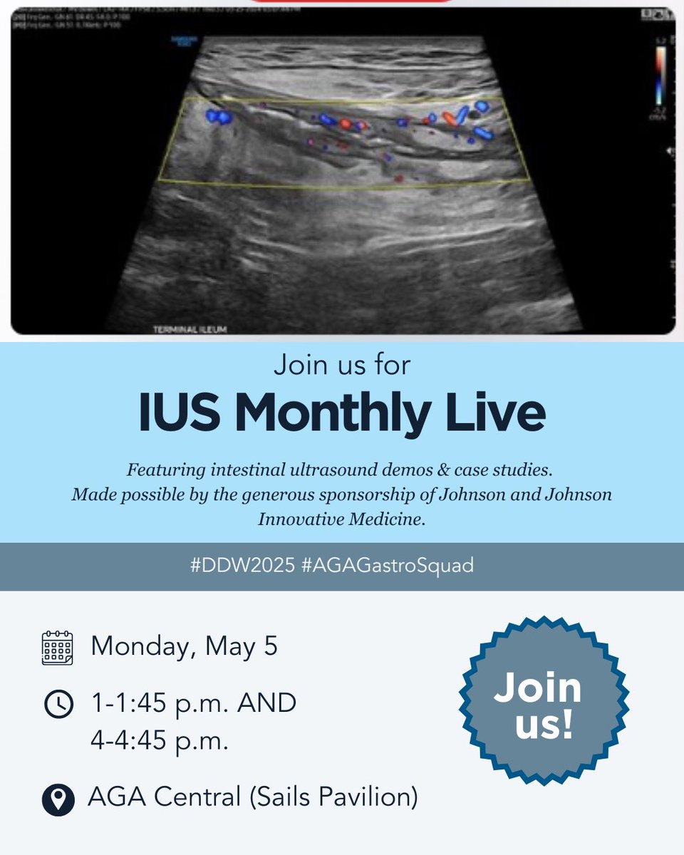 iUSCAN (@iuscan) on Twitter photo Come join us <a href="/DDWMeeting/">Digestive Disease Week</a> for IUS Monthly live on Monday May 5th! We will be having 2! Sessions of interactive case presentations with a chance for some hands-on practice and demo after. Come join us <a href="/DDWMeeting/">Digestive Disease Week</a> for IUS Monthly live on Monday May 5th! We will be having 2! Sessions of interactive case presentations with a chance for some hands-on practice and demo after.