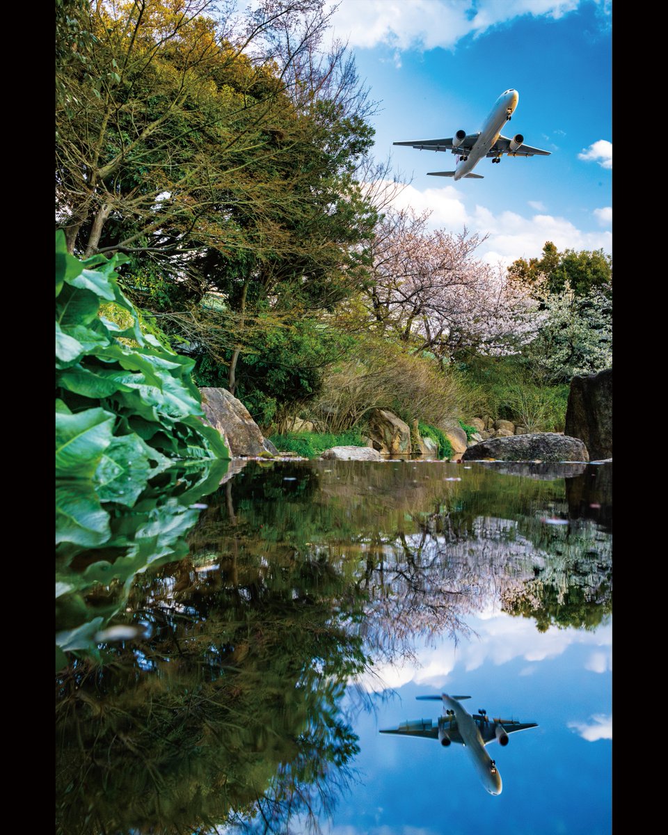 大阪の郊外の小さな水辺に映る機体は大きな夢の一片を創り出した。

水面からボディまで1cmの世界。
気を抜いてカメラを振ったら水没する。
そのスリリングでエキサイティングな中で得られた世界観だった。

#ファインダー越しの私の世界 #キリトリセカイ #photograghy #airplane #instaplane