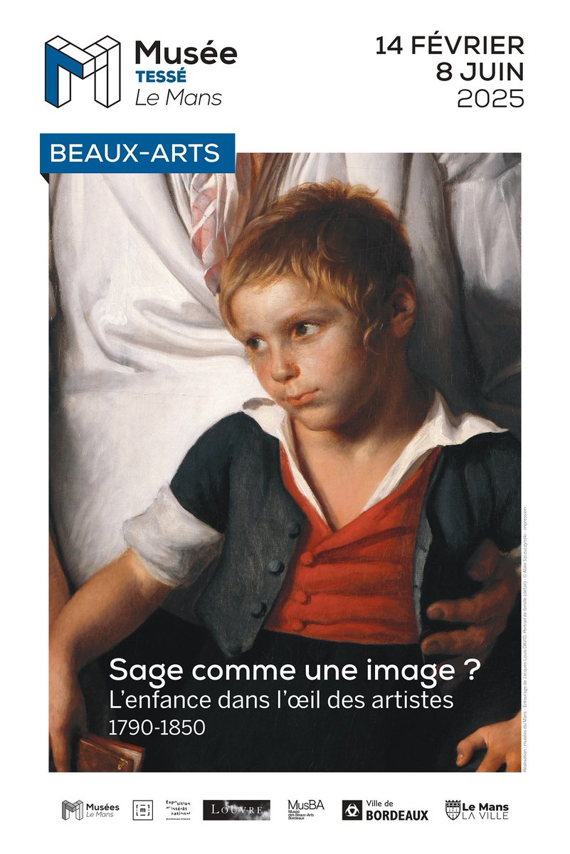 Ministère de la Culture 🇫🇷 (@ministerecc) on Twitter photo #IdeeDeSortie 🖼 📷 | Comment représente-t-on les enfants ? Réponses dans "Sage comme une image ? L'enfance dans l'œil des artistes. (1790-1850)", une exposition d’intérêt national présentée au musée de Tessé au Mans.
👉 swll.to/sageLeMans
<a href="/Prefet72/">Préfet de la Sarthe</a> #IdeeDeSortie 🖼 📷 | Comment représente-t-on les enfants ? Réponses dans "Sage comme une image ? L'enfance dans l'œil des artistes. (1790-1850)", une exposition d’intérêt national présentée au musée de Tessé au Mans.
👉 swll.to/sageLeMans
<a href="/Prefet72/">Préfet de la Sarthe</a>