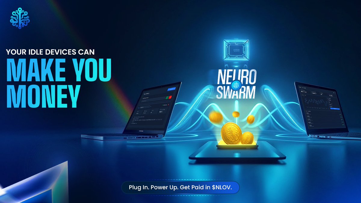 UgPioneer's tweet photo. Introducing NeuroSwarm
 The Connect-to-Earn revolution 
Share your unused compute power, support AI innovation, and earn $NLOV in return.
Through the untapped compute power on laptops, desktops
NeuroSwarm lets you plug into a decentralized AI network and put that power to work https://t.co/TWLa49NcKu