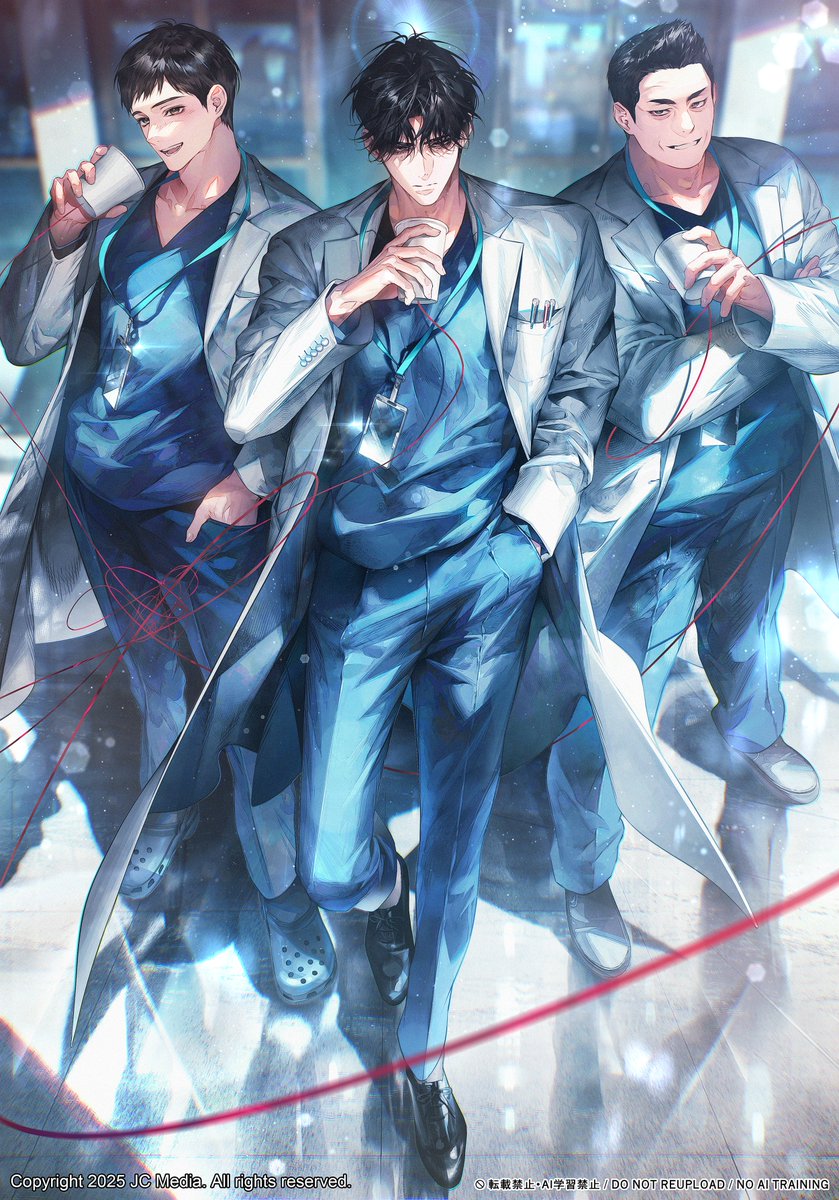 한산이가 작가님의 <중증외상센터 : 외과 의사 백강혁>
2차 표지 일러스트를 작업했습니다!🏥