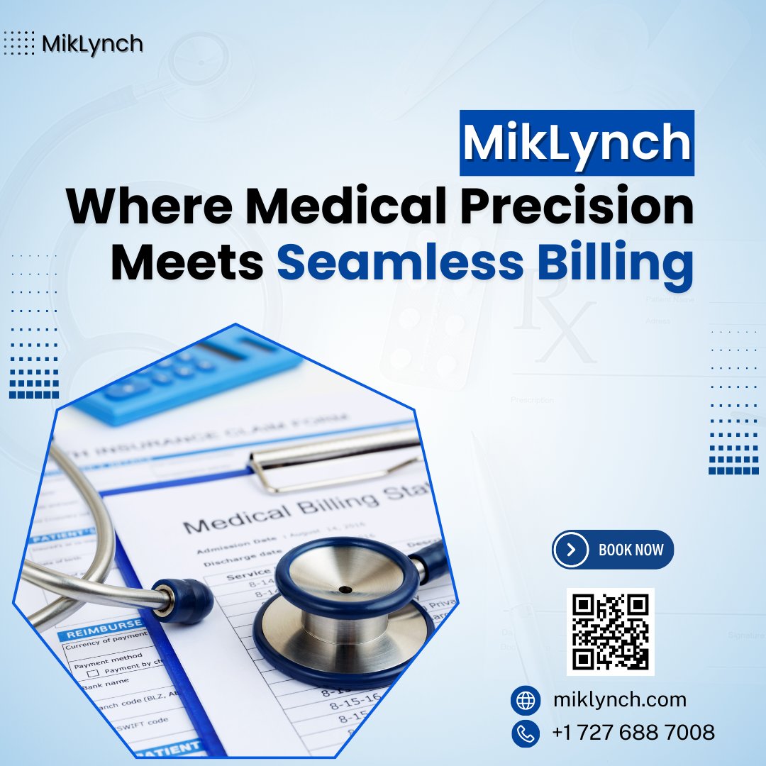 MikLynch25's tweet image. Experience the future of healthcare with #MikLynch, where #medicalprecision meets seamless billing for a hassle-free experience. Say goodbye to paperwork and hello to efficiency!
📞Call: +1 727 688 7008
🌐Visit Us: miklynch.com