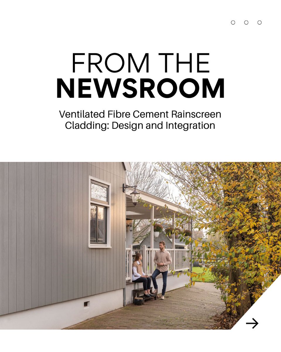 ArchitectsDF's tweet image. Ventilated fibre cement rainscreen cladding combines aesthetics, performance, and sustainability. @CedralUK   offers guidance on design principles, installation

Read more here.👉architectsdatafile.co.uk/news/ventilate…

#RainscreenCladding #FibreCement #BuildingDesign #Sustainability #adf