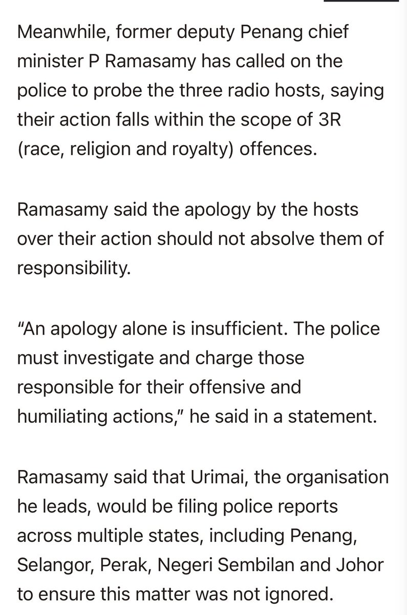 IniAlalalannn's tweet photo. P Ramasamy suruh polis siasat isu DJ Era FM dan kata permohonan maaf tak mencukupi.

Tapi bila Sin Chew Daily buat hal dia suruh maafkan sebab pihak sana dah mohon maaf.

Sekejap ke laut, sekejap ke darat. Sekejap ke hulu, sekejap ke hilir. Jenis lidah bercabang dua,tak bertulang https://t.co/n66b0exSdC
