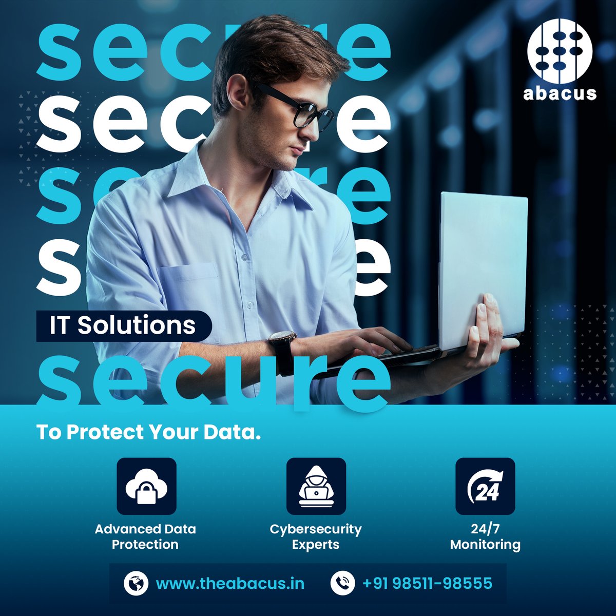 Abacus_cloud's tweet photo. 🛡️ Secure IT. Secure Business.
From advanced data protection to 24/7 monitoring, we safeguard what matters most — your data.
✅ Cybersecurity Experts
✅ Real-time Threat Detection
✅ Enterprise-Grade Protection

🔐 Trust The Abacus IT Solutions
📞 +91 98511-98555 https://t.co/vyKo9YFGxD