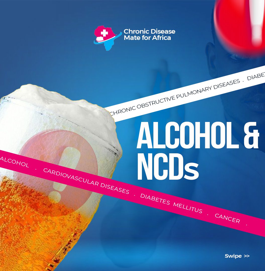 CHRONmate's tweet photo. We’re launching a campaign to spotlight alcohol as a major risk factor for non-communicable diseases (NCDs) like heart disease, diabetes, cancer &amp; more.

Let’s make informed choices for a healthier, NCD-resilient Africa.

#30DaysSober #PreventNCDs #CDMA https://t.co/oNa8MF6QN3