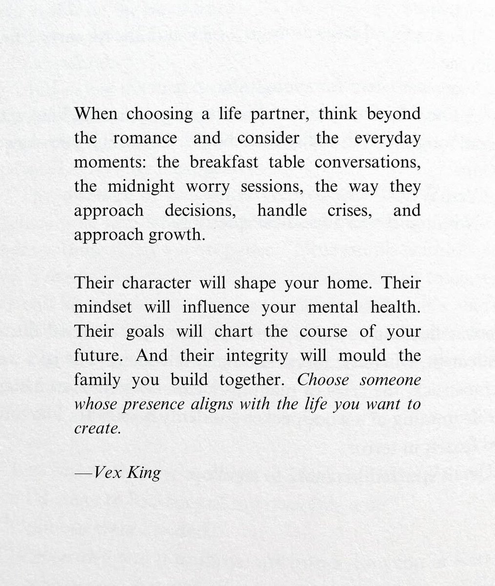 If you are drowning in your own chaos, you have no business bringing someone else into it.

Master yourself first. Strength, discipline, and purpose come before partnership.

Win your battles alone. Then decide who’s worthy to join you.

Find someone whose presence aligns with