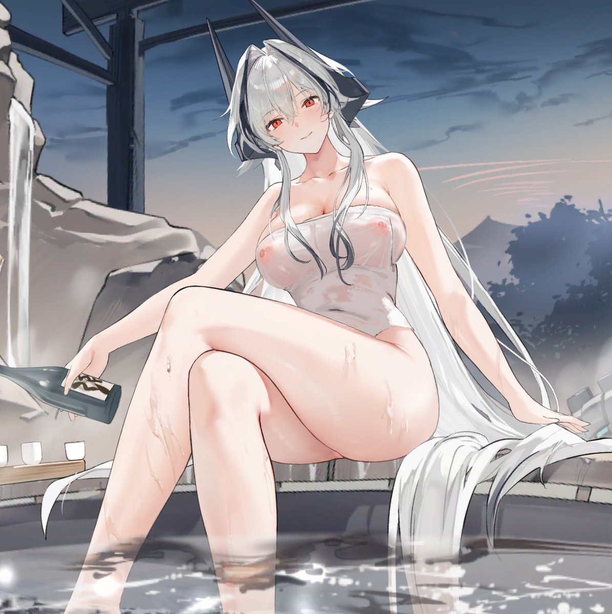 #AzurLane #アズールレーン #剥ぎコラ #碧蓝航线 #魔改 库尔斯克温泉L2Dmod 爱发癫(WeChat and PayPal)：ifdian.net/a/reolxue