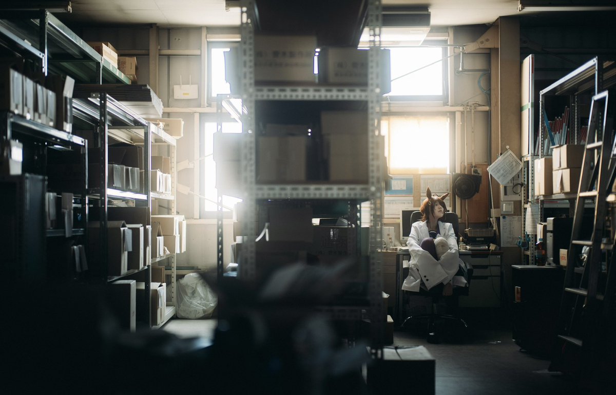 引きのコスプレ写真