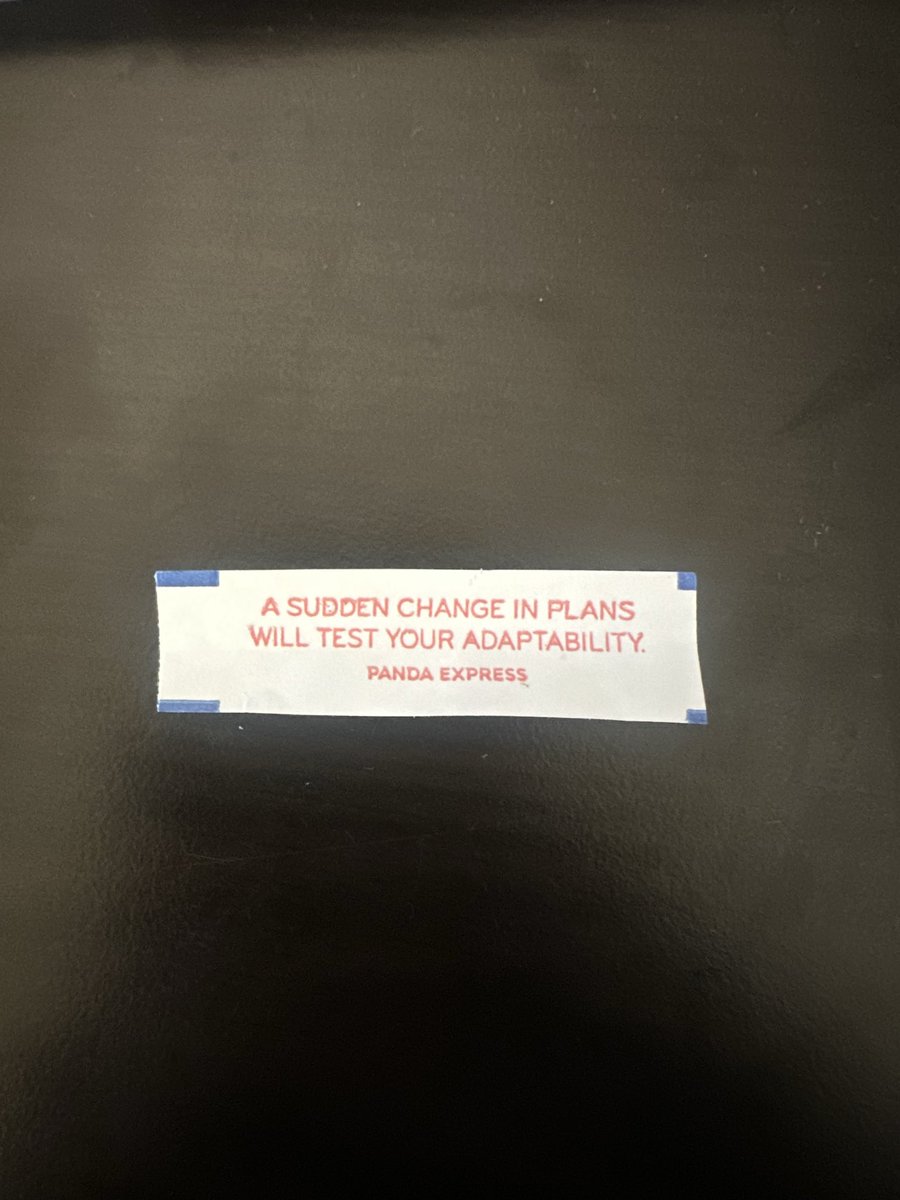 I think <a href="/PandaExpress/">Panda Express</a> is warning me about something. Don’t like it.