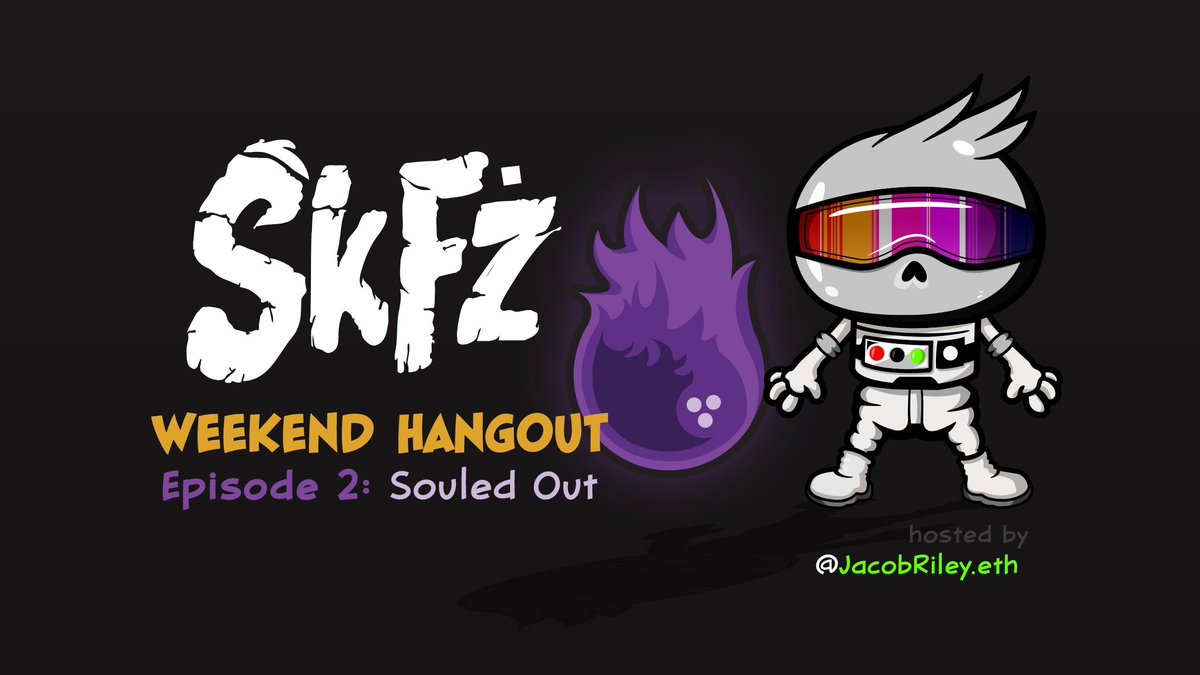 SkeleFrenz's tweet photo. Hang out with your best frenż tomorrow on our Weekend Hangout Spaces hosted by @jacobriley_eth 💀🏴‍☠️

Saturday, May 3rd @ 10am PST

Episode 2: SOULED OUT
Treasure Chests, 3D Avatars & our next big moves. 

Set reminders, you don't wanna miss it.

👇
 https://t.co/BYLVr9H2JC