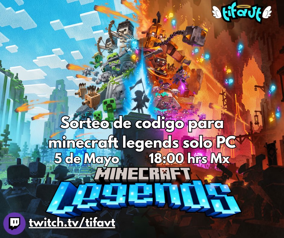 Tifa_VT's tweet photo. 💕Sorteo de 1 código para minecraft legends para PC

Para participar:  

🩵Like+RT 
🩵Seguir a @Tifa_VT @LiKnuSs_ @AtorieUmisora 
🩵Seguirme en Twitch y Tiktok https://t.co/4sZe7fobT6 
🩵Menciona a 2 amigos  

Para reclamar el premio estar en el stream https://t.co/eu8LzGMMGy