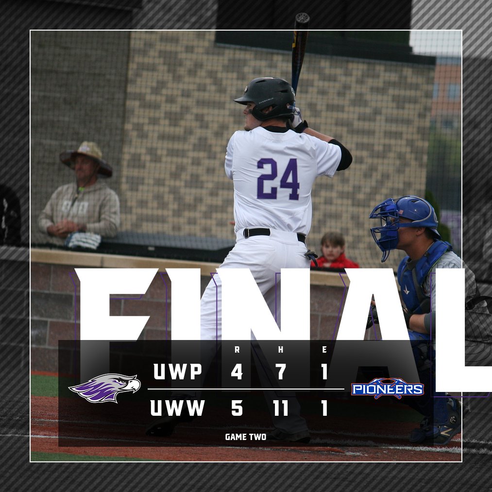 Warhawks walk it off in the 10th inning on a bases loaded walk by Sam Paden! 

Game Highlights:
J. Spring: 2/4, 2 RBI
A. Cootway: 1/4, RBI
SP: M. Huseboe: 8.0 IP, 9 Ks
WP: B. Malkow: 1.0 IP