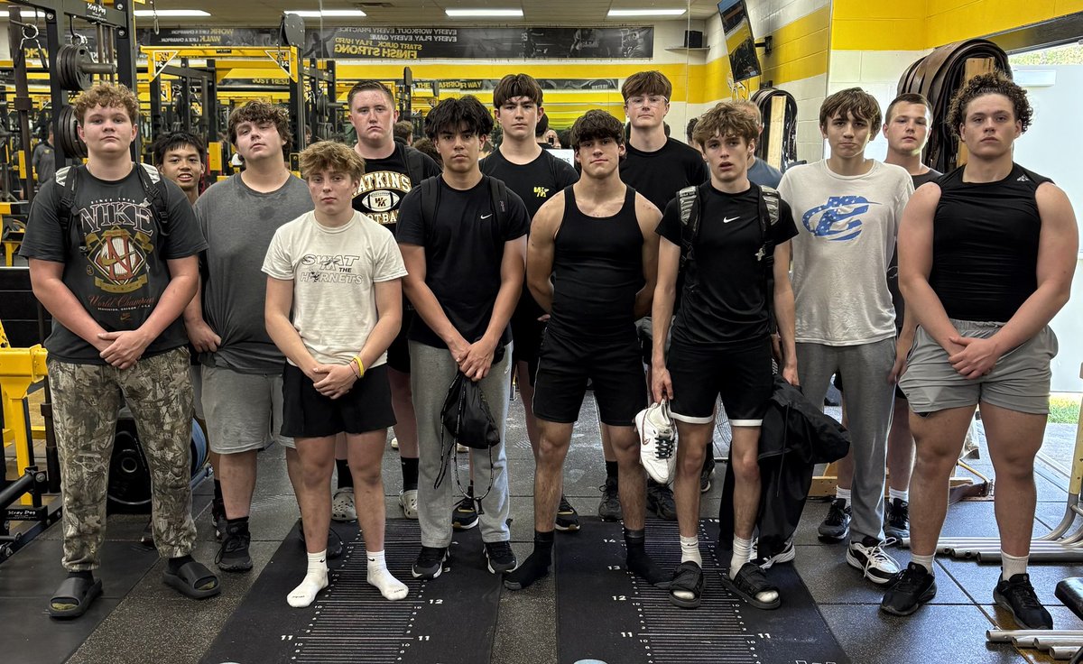 Warriors (@watkins_fb) on Twitter photo Perfect weight room attendance this week! Consistency is key. Keep Leading the PAC! Perfect weight room attendance this week! Consistency is key. Keep Leading the PAC!