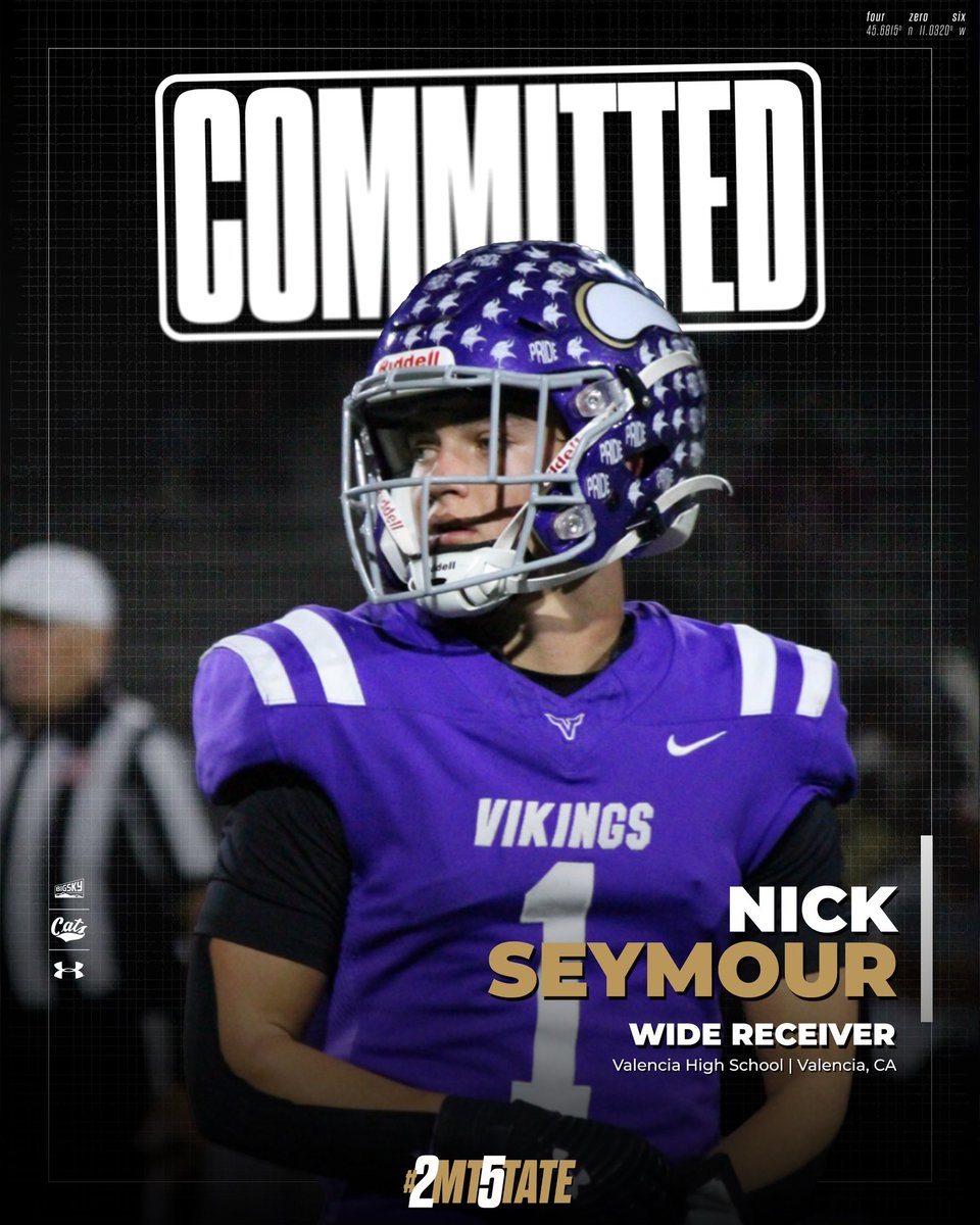 Nick Seymour (@nickseymour_1) on Twitter photo COMMITTED!!
I am very excited to announce I will be continuing my football career at <a href="/MSUBobcats_FB/">Montana State Football</a>!!! Thank you to my family and all my coaches for helping me get to where I am at today. Ready to get to work. Go Cats!!
<a href="/CoachHowe/">Shawn Howe</a>
<a href="/CoachSammyMix/">Sam Mix</a>
<a href="/bvigen/">Brent Vigen</a>
<a href="/VHSVikingsFB/">Valencia Vikings Football</a> COMMITTED!!
I am very excited to announce I will be continuing my football career at <a href="/MSUBobcats_FB/">Montana State Football</a>!!! Thank you to my family and all my coaches for helping me get to where I am at today. Ready to get to work. Go Cats!!
<a href="/CoachHowe/">Shawn Howe</a>
<a href="/CoachSammyMix/">Sam Mix</a>
<a href="/bvigen/">Brent Vigen</a>
<a href="/VHSVikingsFB/">Valencia Vikings Football</a>