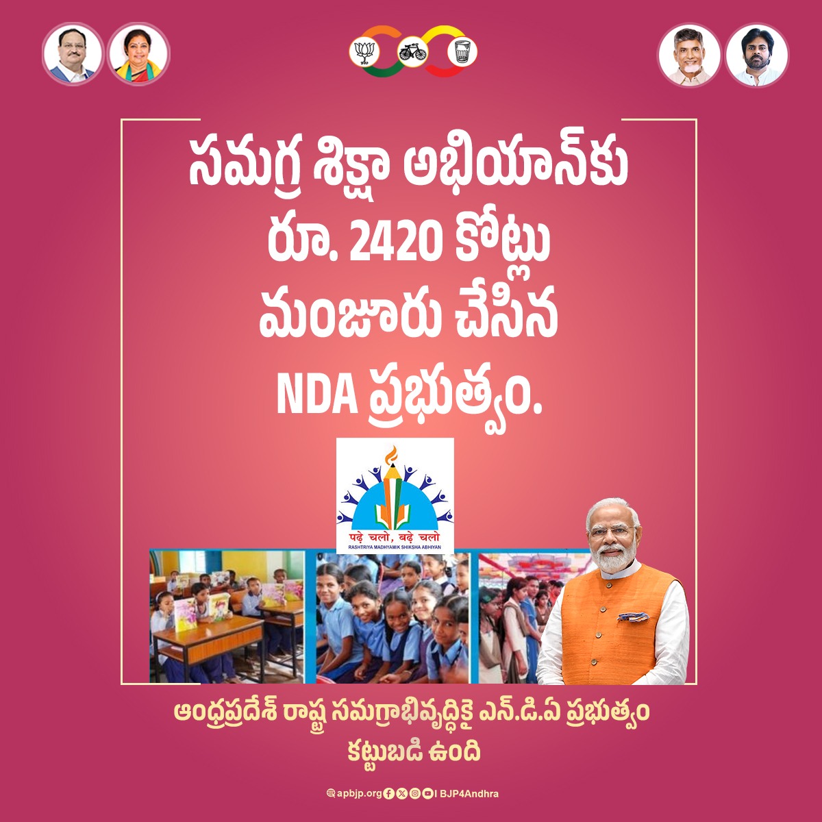 BJPMM4ANDHRA1's tweet image. #modi4apdevelopment
