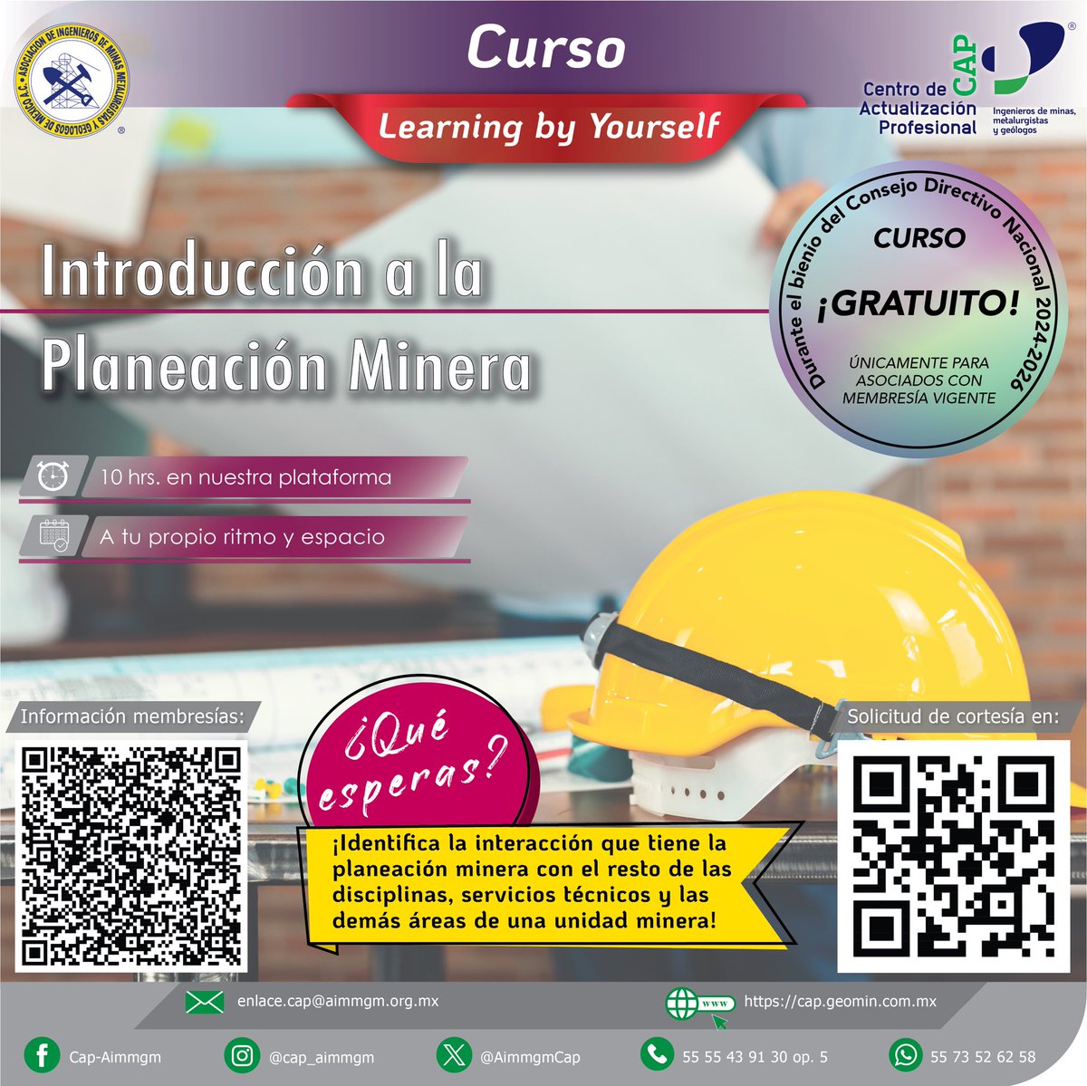 Cap-Aimmgm (@aimmgmcap) on Twitter photo ⭐️Curso modalidad Learning by Yourself
📆Inicias al terminar tu inscripción
✅Gratuito para socios de la AIMMGM con cuota vigente
Regístrate en la siguiente liga➡️ docs.google.com/forms/d/e/1FAI…
<a href="/AIMMGM_Nacional/">AIMMGM Nacional</a> ⭐️Curso modalidad Learning by Yourself
📆Inicias al terminar tu inscripción
✅Gratuito para socios de la AIMMGM con cuota vigente
Regístrate en la siguiente liga➡️ docs.google.com/forms/d/e/1FAI…
<a href="/AIMMGM_Nacional/">AIMMGM Nacional</a>