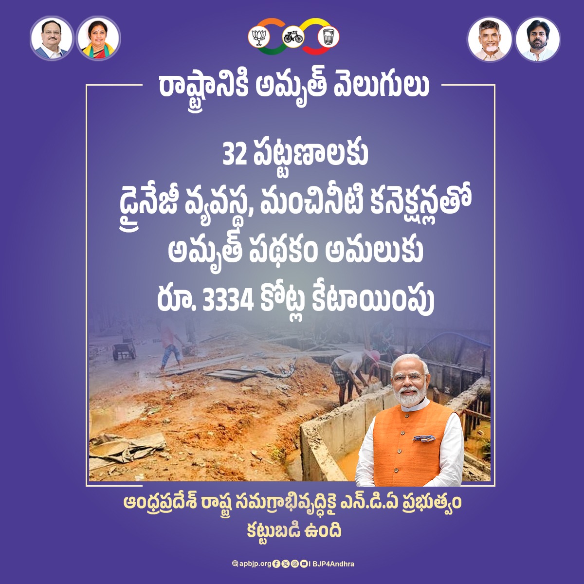 BJPMM4ANDHRA1's tweet image. #modi4apdevelopment