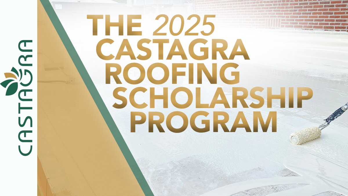 Are you interested in entering the roofing industry? Are you passionate about sustainability and innovation?

The 2025 Castagra Roofing Scholarship Program is now open for applications!

youtube.com/watch?v=aXQZHL…

#roofing #roofers #roofingindustry