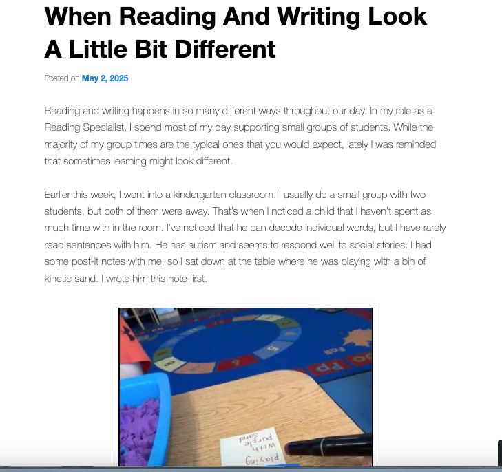 avivaloca's tweet image. Usually small group instruction follows a certain pattern, but I'm thinking of the few times that it's different. What are some of your experiences and approaches? adunsiger.com/2025/05/02/whe… #onted #spedchat #kinderchat #1stchat