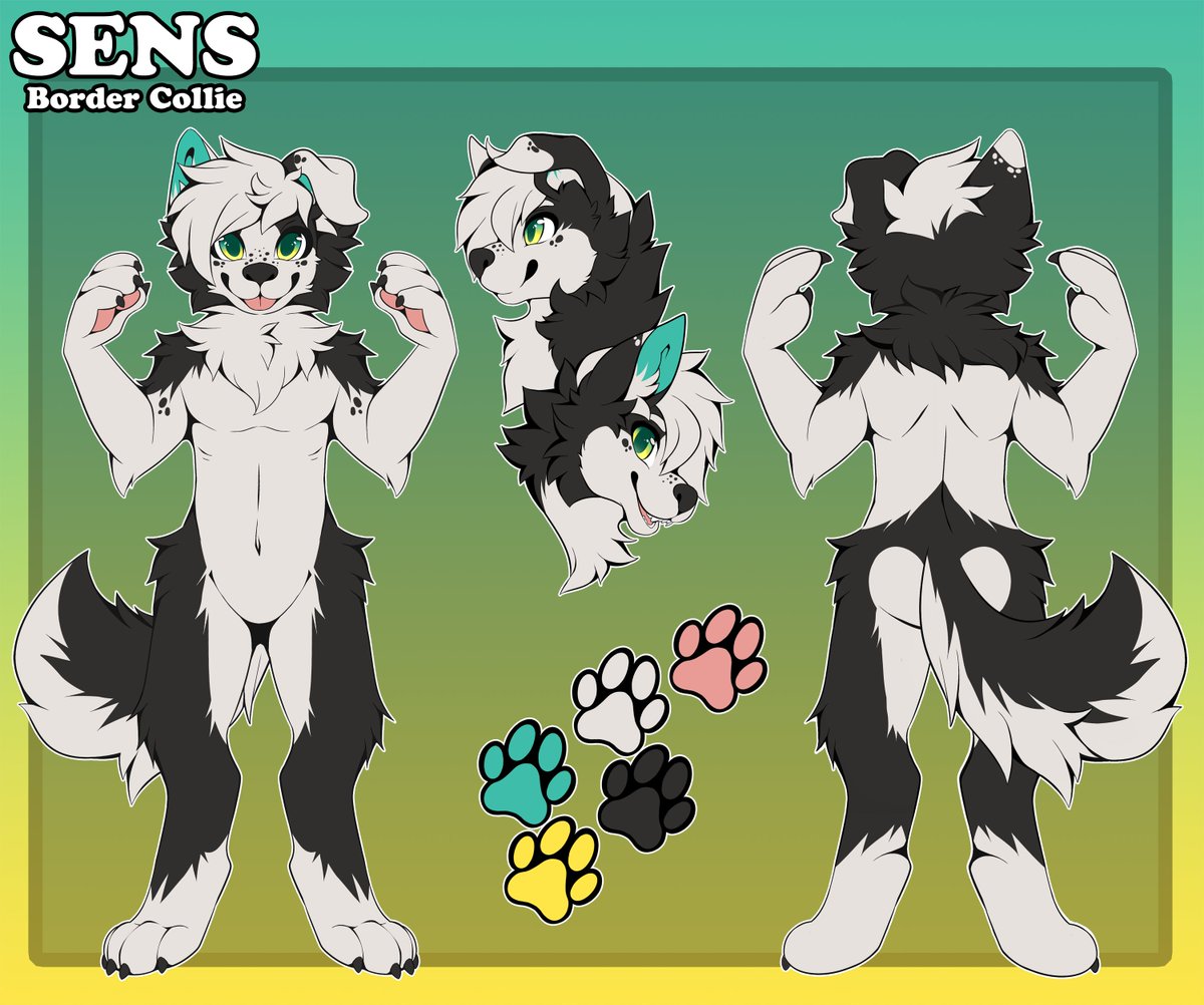 Ref sheet for <a href="/SensCollie/">Sens 🔜 AC</a> 

Thanks friend!
#furry #furryart #furryartwork