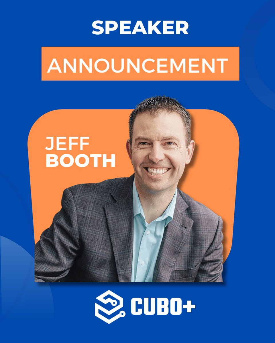 Jeff Booth in the house !🇸🇻
Get ready for a talk that will shake the way you see the future.

The author of The Price of Tomorrow and one of the most influential thinkers on technology, deflation, and Bitcoin is coming to Cubo+ to share his vision and wisdom.

A unique