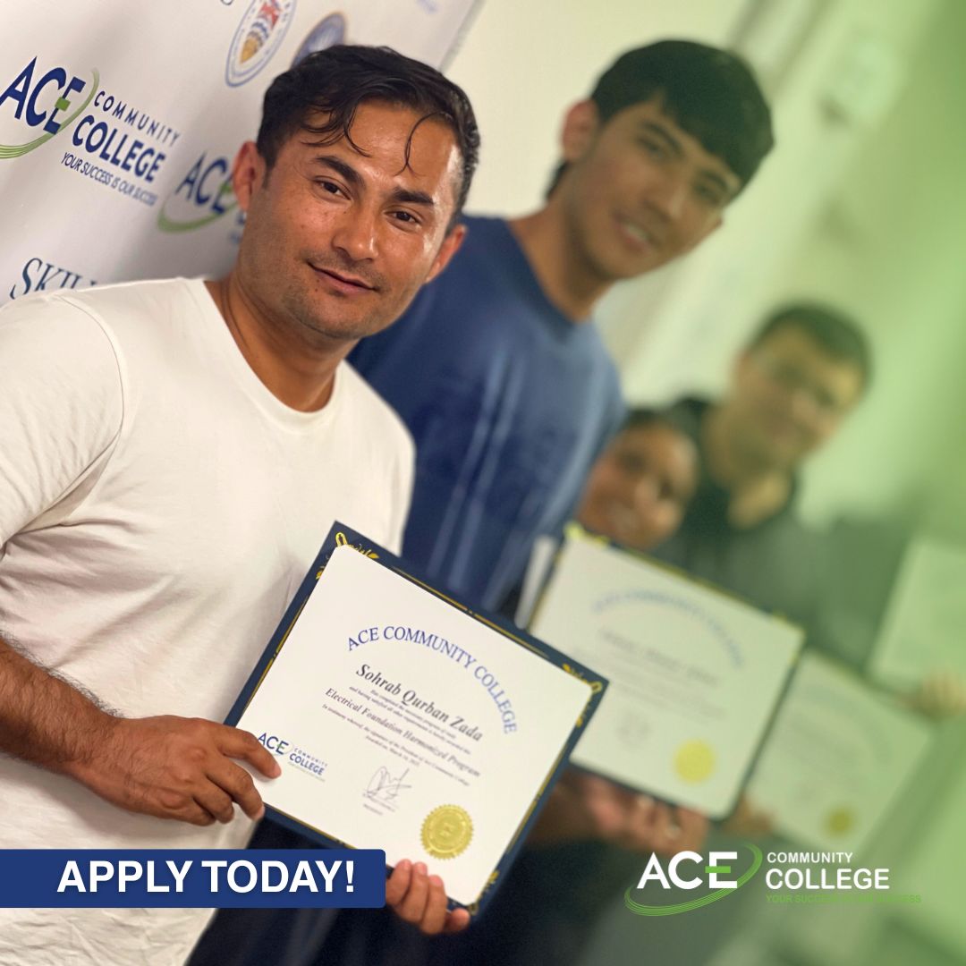 ⚡️ Future Electricians in the Making!

Big congratulations to our students graduating from the Electrical Foundations Harmonized Program at ACE Community College! 🎓🔌

📅 Apply today and start your journey with ACE!

#ACECommunityCollege #ElectricalFoundations #SkilledTrades