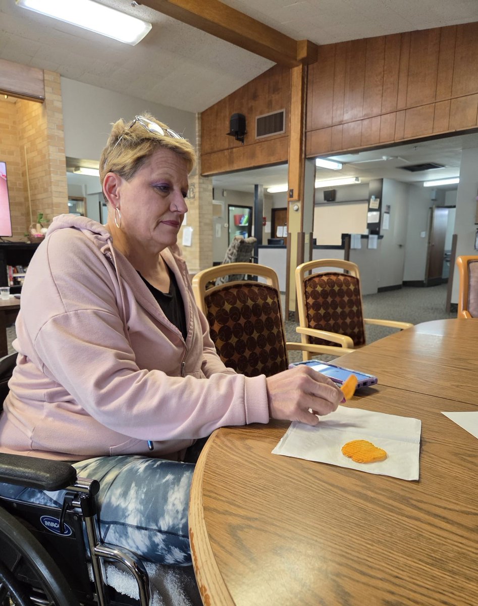WabassoWellness's tweet image. Taste Test Challenge! 🍽️
We put our taste buds to the test with Ruffle chips! 60% of residents and staff guessed correctly—turns out, the Hot Wings flavor was the tangiest! 😋🔥

#TasteTestChallenge #RuffleChips #FunTimes #GuessingGame