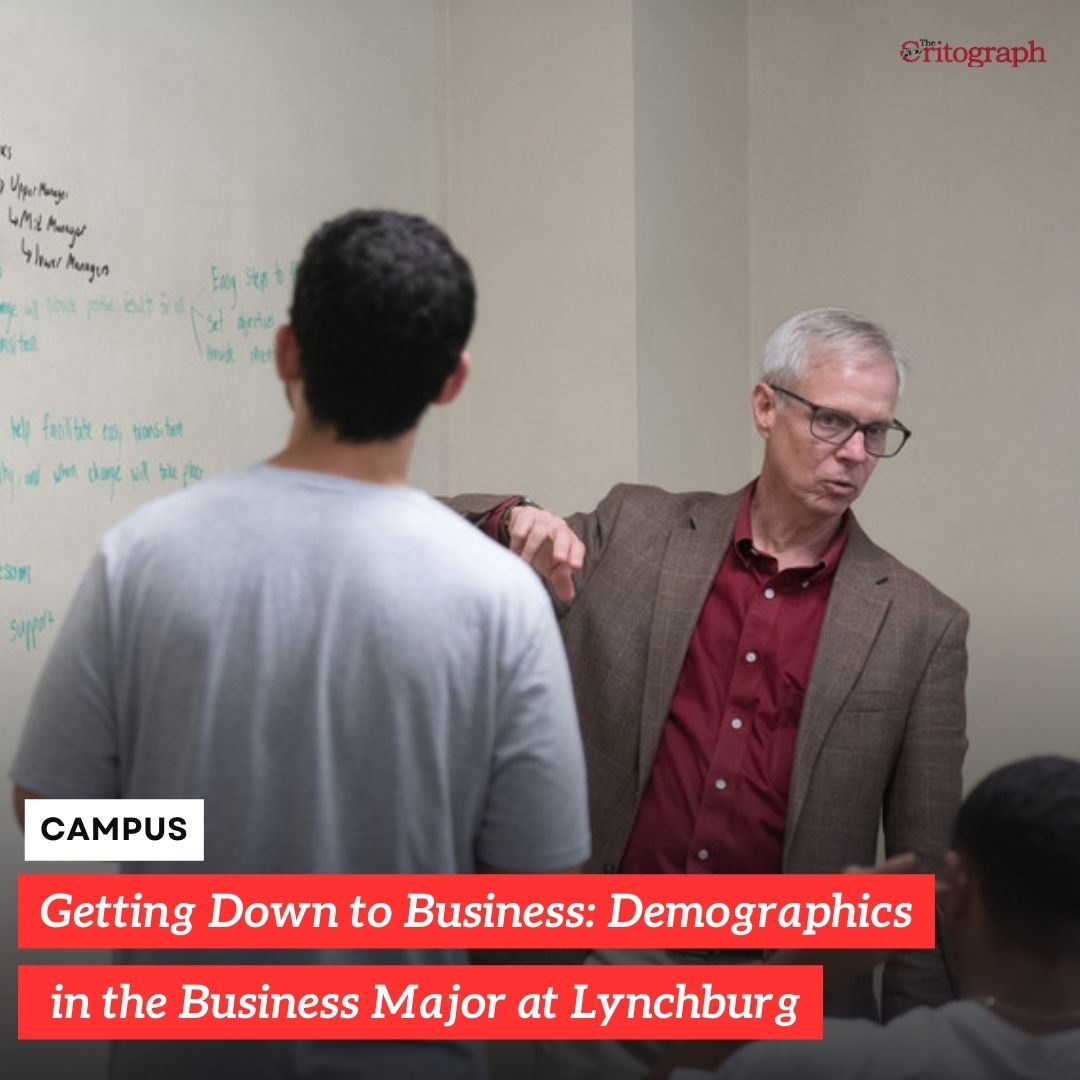📈 Who studies business at Lynchburg?
In a new article, Hannah Egan breaks down the gender balance, athletic involvement, and faculty insights in one of the most popular majors.

Read now on @TheCritograph.

#BusinessMajor #LynchburgVoices