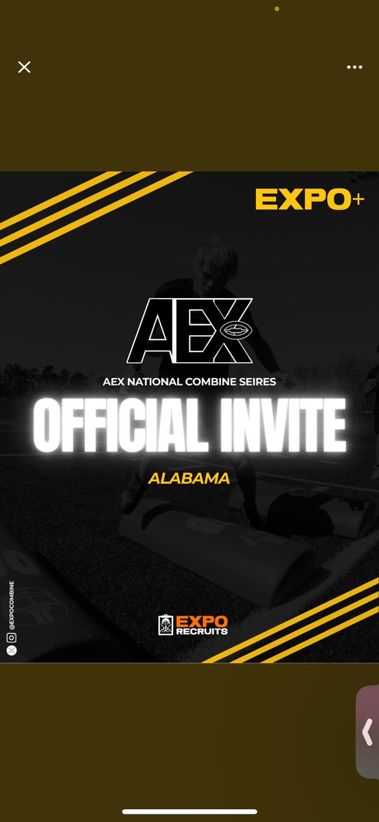 Blessed to receive an invite from <a href="/EXPOCombine/">EXPO+</a>