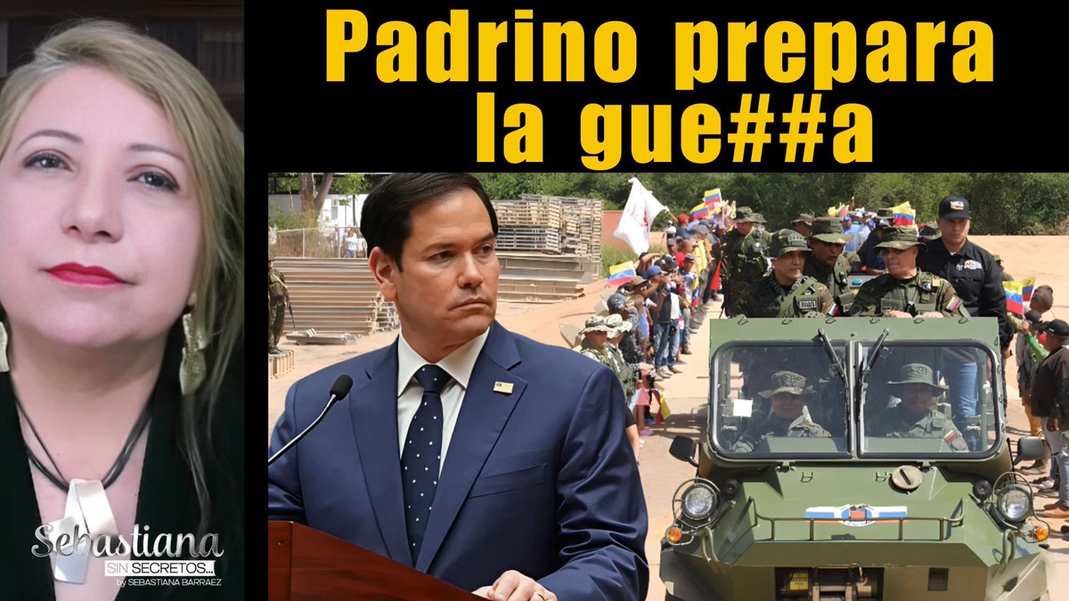 #SebastianaSinSecretos 
Padrino prepara la guerra

La otra resistência política 

youtube.com/watch?v=m26bJp…
