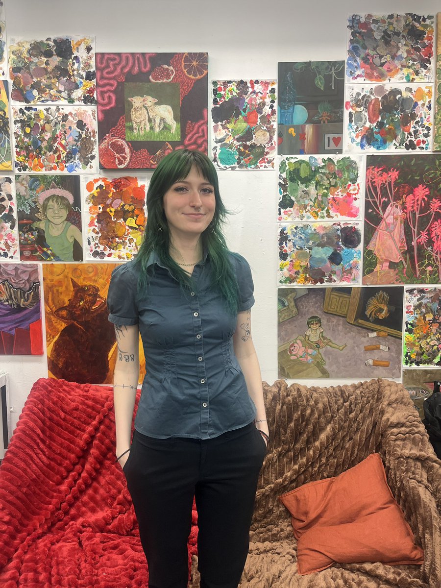 Susan Silva (@sistasusan) on Twitter photo ⭐️ Visiting art studios <a href="/UHouston/">University of Houston</a> tonight and loved running into Mar, a <a href="/ClearBrookHS/">Clear Brook HS</a> grad and <a href="/C3Studios_CCISD/">C3Studios</a> team member. (Also, she’s an amazing artist!! Look at her work behind her!!) ⭐️ ⭐️ Visiting art studios <a href="/UHouston/">University of Houston</a> tonight and loved running into Mar, a <a href="/ClearBrookHS/">Clear Brook HS</a> grad and <a href="/C3Studios_CCISD/">C3Studios</a> team member. (Also, she’s an amazing artist!! Look at her work behind her!!) ⭐️