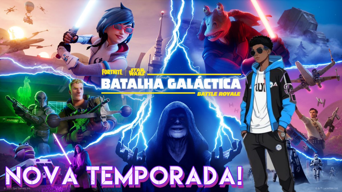 6317Davigamer's tweet image. Vídeo da nova temporada já está no ar, Se gostarem e puderem se inscrever e dar like Agradeço muito youtu.be/-mTdu5TlD1U?si…

#Fortnite #StarWars