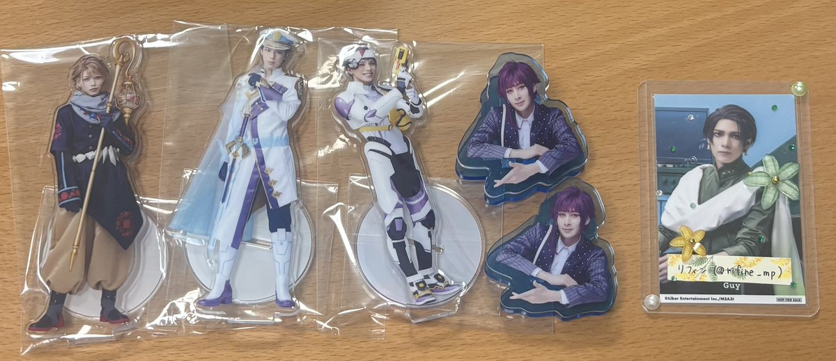 【交換・譲渡】エーステ ACT3 アクスタ アクリルクリップ グッズ 

譲：☆至、九門、丞、誉

求：
クリップ→☆千景、ガイ、東
アクスタ→☆千景、シトロン、左京、ガイ
or定価

5/6ﾏﾁﾈ前後
譲☆は求☆との交換のみ
異種交換の場合、差額不要(こちらからはお支払いします)
お気軽にお声がけください