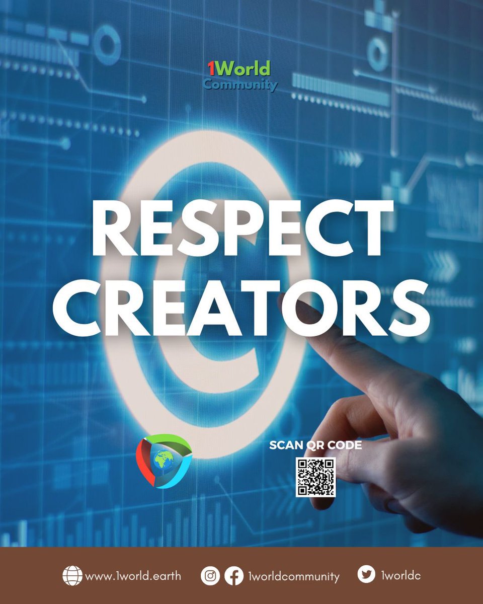 #Copyright is more than just a legal term—it's a way to honor and protect creativity. Using someone else's work without permission or credit takes away from that. Respecting copyright means supporting artists, encouraging innovation, and keeping the creative world thriving.