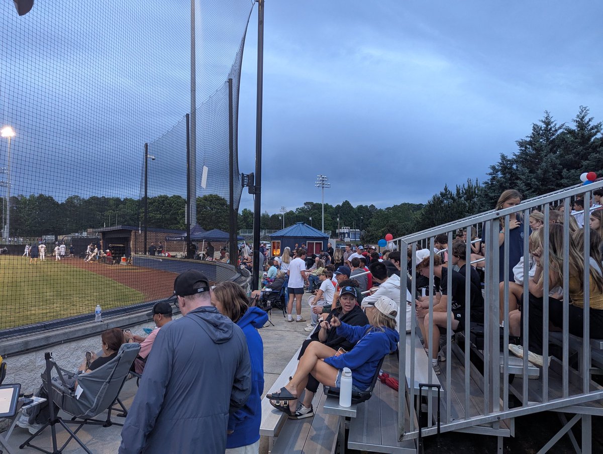 Prep Baseball North Carolina (@prepbaseballnc) on Twitter photo Great crowd has waited out a lightening / rain delay for a Power 25 Matchup.
#5 <a href="/CHRISTIANBSBALL/">Charlotte Christian Baseball</a> @ #20 <a href="/CDSLionsBSB/">Covenant Day Baseball</a>
#PrepBaseballisThere Great crowd has waited out a lightening / rain delay for a Power 25 Matchup.
#5 <a href="/CHRISTIANBSBALL/">Charlotte Christian Baseball</a> @ #20 <a href="/CDSLionsBSB/">Covenant Day Baseball</a>
#PrepBaseballisThere