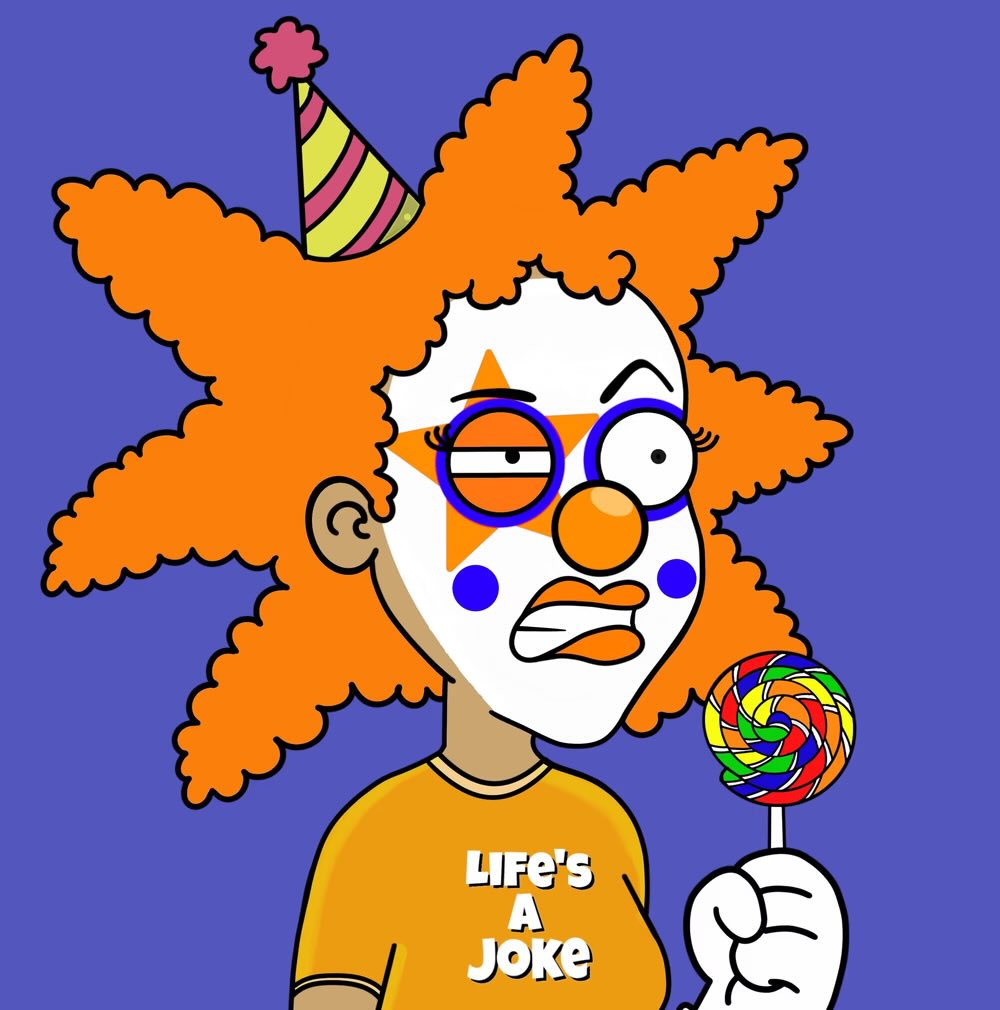 <a href="/MUDBL00DBEER/">BIG BROTHER CLOWN</a> <a href="/iAmSquatchy/">Squatchy</a> <a href="/LifesAJoke_NFT/">Life’s a Joke: Community of Clowns</a> <a href="/CLUNTS_NFT/">Clunts</a> 🍭🤡💅🏻