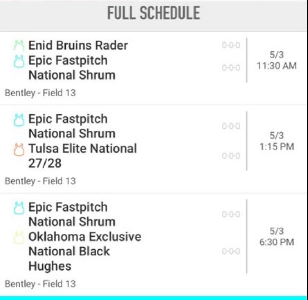 Top Club Rescheduled in Bixby, OK!!#DES <a href="/rsusoftball/">RSU Softball</a> <a href="/OKWUeagles_SB/">OKWU Softball</a> <a href="/TulsaSoftball/">Tulsa Softball</a> <a href="/OCeaglesSB/">OC Softball</a> <a href="/USAOsoftball/">USAO Softball</a> <a href="/UCOSoftball/">UCOSoftball</a> <a href="/SNUSoftball/">SNU Softball</a> <a href="/OBU_Softball/">OBU Softball</a> <a href="/MSC_Softball/">MSC Softball</a> <a href="/SWOSUSoftball/">SWOSU Softball</a>