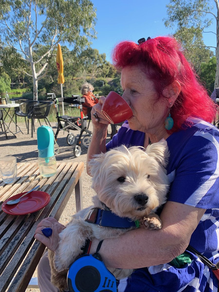 Then she went for coffee