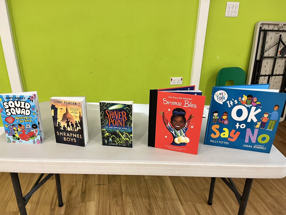 Tom G 📕 (@tjgriffiths) on Twitter photo Which books did we share in our celebration assembly today with our pupils, staff & parents/carers?
📖 Squid Squad: Nothing to Sea Here
📖 Shrapnel Boys <a href="/J_C_Pearson/">Jenny Pearson</a>
📖 Shiver Point: It Came From The Woods
📖 Little People Big Dreams: Simone Biles
📖 It’s Ok To Say No Which books did we share in our celebration assembly today with our pupils, staff & parents/carers?
📖 Squid Squad: Nothing to Sea Here
📖 Shrapnel Boys <a href="/J_C_Pearson/">Jenny Pearson</a>
📖 Shiver Point: It Came From The Woods
📖 Little People Big Dreams: Simone Biles
📖 It’s Ok To Say No