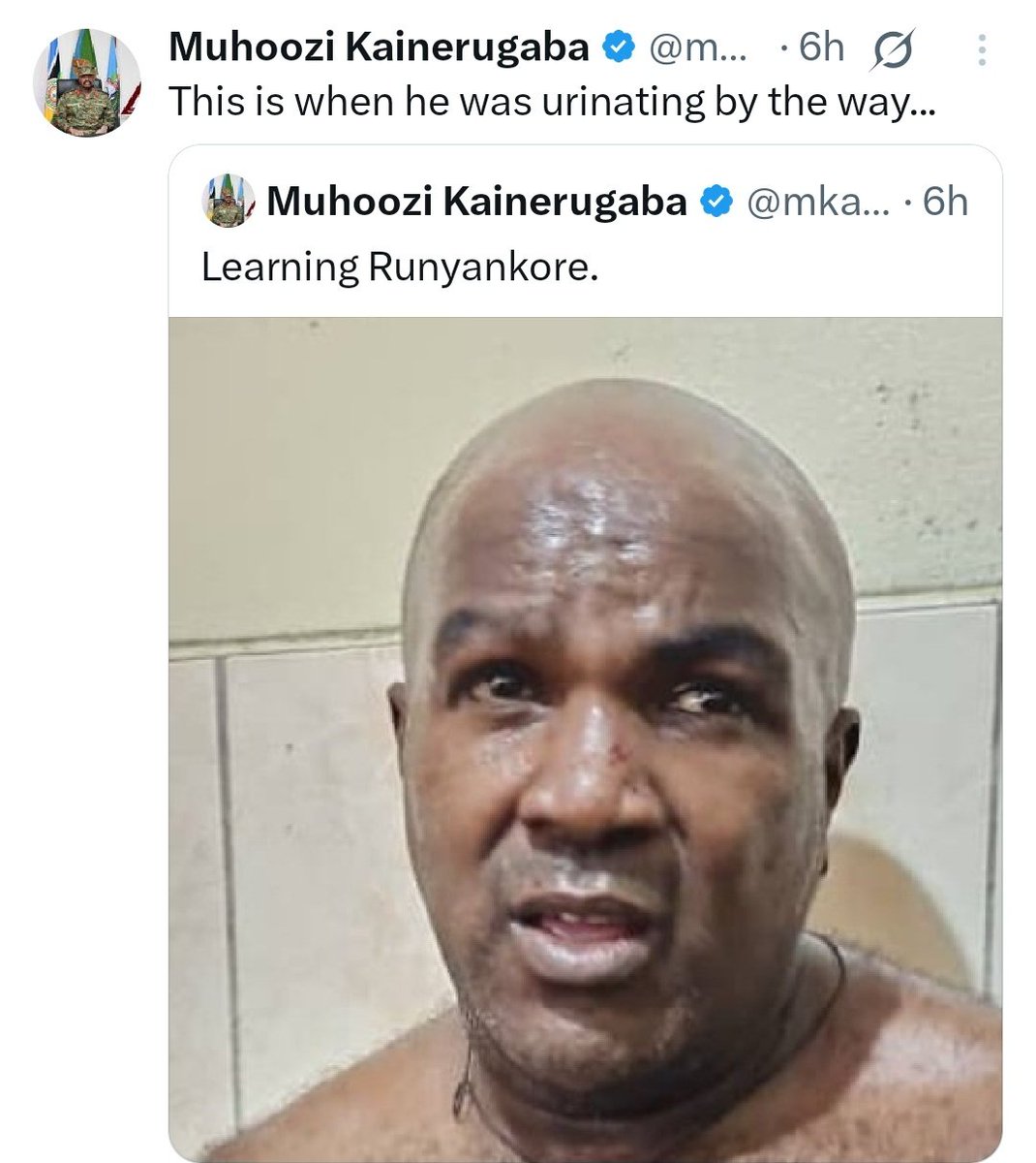 To the CIC Gen YK Museveni. May I implore you to be guided by your own teachings over time about the recklessness of the past armies ( UA, UNLA) , the consequences of their actions &amp;  impunity. You are the CIC. The buck stops at your doorstep. Act. It is never too late.