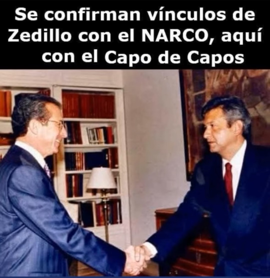 Con razón #ErnestoZedillo es tendencia 👇🏼💥