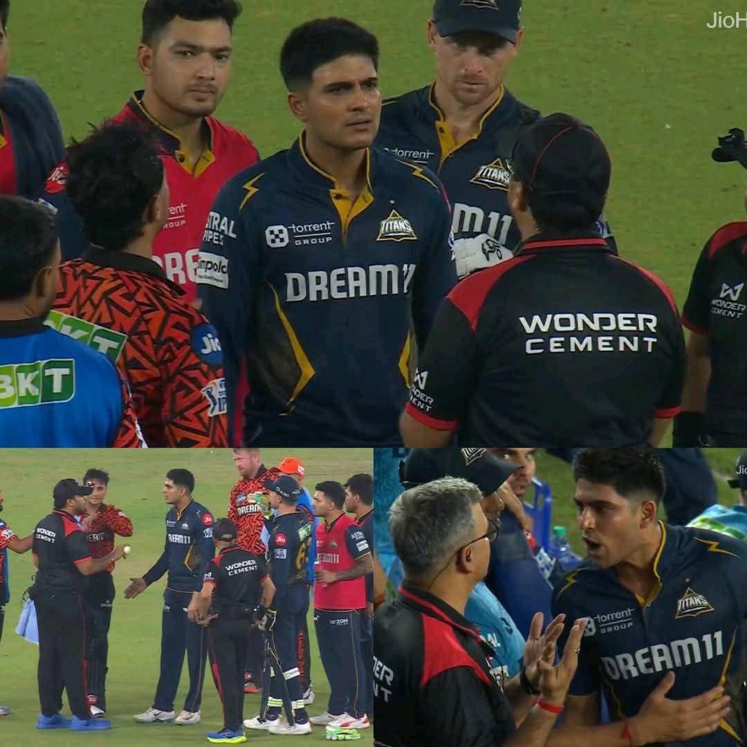 just22yards's tweet photo. Shubman Gill was absolutely fuming at the umpires tonight — never seen him this fired up.
Spending too much time with Virat Kohli… even the aggression is contagious now! 🔥🥵

#IPL2025 #GTvsSRH #ShubmanGill https://t.co/GZjJZw22Cf