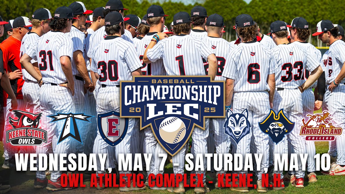 Ryan Hearn (@rhkeenerh) on Twitter photo .<a href="/KSCBaseball/">Keene State Baseball</a> will have the LEC tournament on their home field this coming week for the first time since 2008! #d3baseball
Final standings and schedule to follow. .<a href="/KSCBaseball/">Keene State Baseball</a> will have the LEC tournament on their home field this coming week for the first time since 2008! #d3baseball
Final standings and schedule to follow.