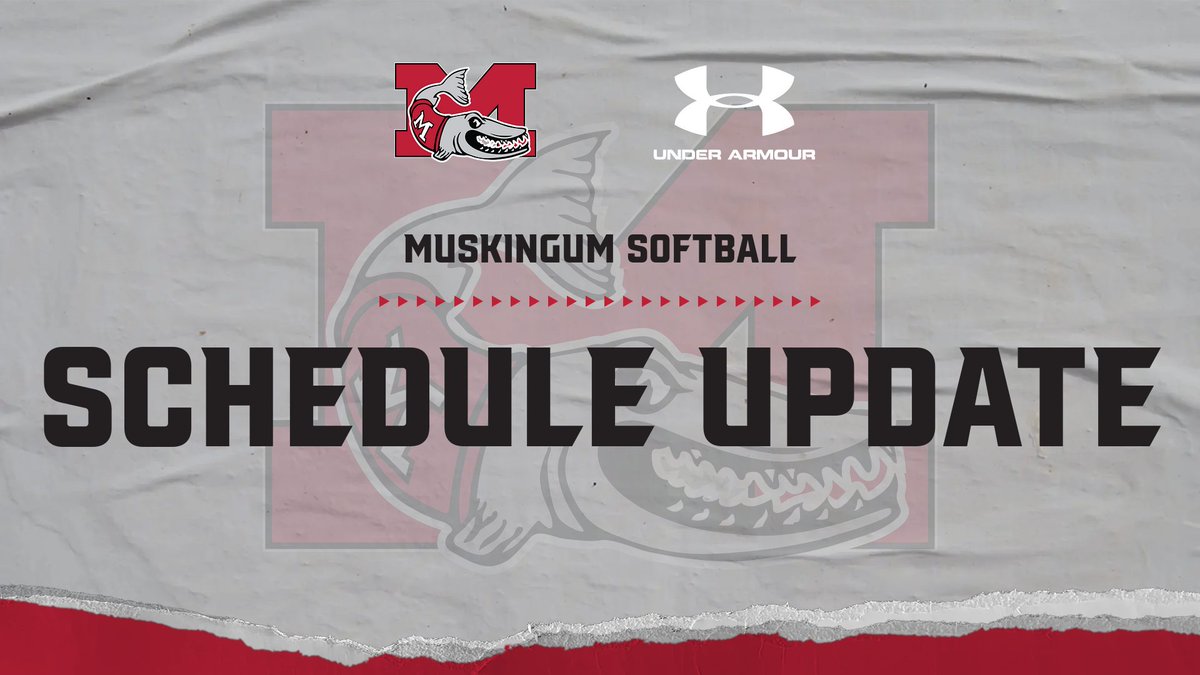Muskingum Athletics (@fightingmuskies) on Twitter photo 🚨SCHEDULE UPDATE🚨
The Muskingum softball games against Mount Union have been rescheduled for Sunday, May 4, with game times set for 12:00 p.m. and 2:00 p.m.
The games originally scheduled for Sunday, May 4 against DePauw have been canceled. #DefendTheM <a href="/brandonhannahs/">Brandon Hannahs</a> 🚨SCHEDULE UPDATE🚨
The Muskingum softball games against Mount Union have been rescheduled for Sunday, May 4, with game times set for 12:00 p.m. and 2:00 p.m.
The games originally scheduled for Sunday, May 4 against DePauw have been canceled. #DefendTheM <a href="/brandonhannahs/">Brandon Hannahs</a>