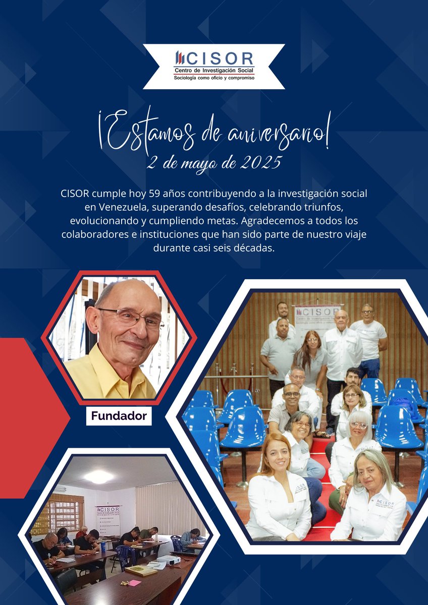 cisor_cis's tweet photo. 🎉 ¡Hoy celebramos nuestro #aniversario número 59! https://t.co/fQtnB2BBNB