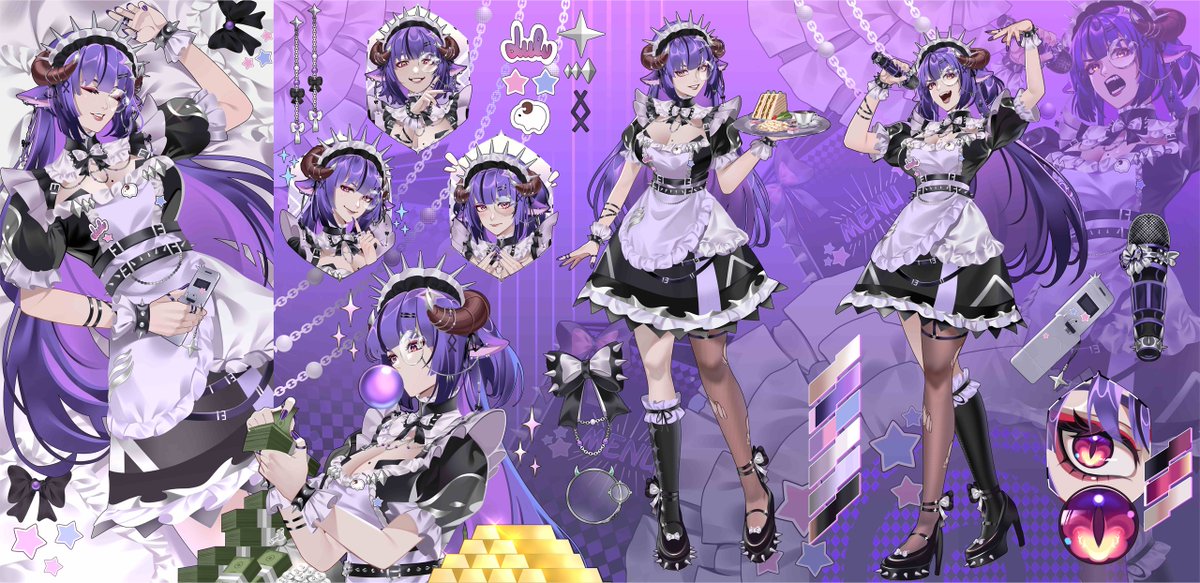 ʚ・ The Maid Café is now Open! ・ ɞ  

Nice to meet you, my name is Lulu, I am the funny gamer sheep turned maid! 
I enjoy loud music and sweet desserts!

୨୧ ママ ・ GumaeArt  
୨୧ パパ ・ ransom_vt   

୨୧ WED THU ・ SAT SUN  
✧ twitch.tv/kuromiyalucien

🎨 Sultanprila