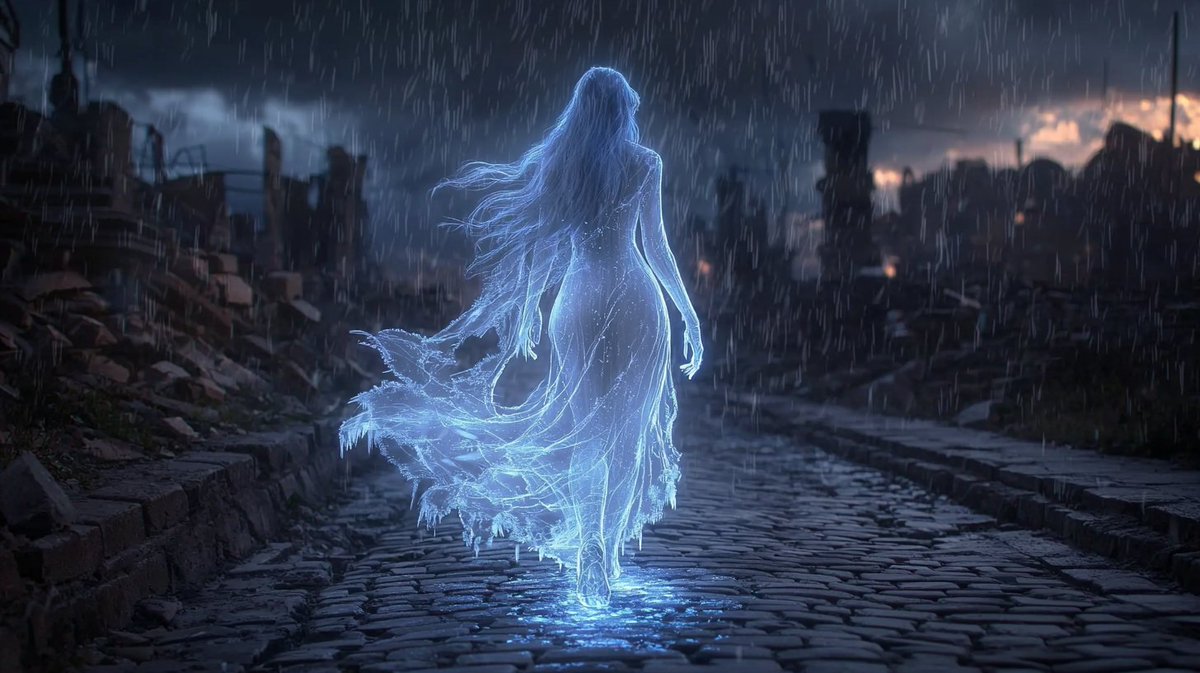 Synth_Cyborg's tweet photo. She walks the ruins like a memory refusing to fade.
#GhostlyElegance #PostApocalypticBeauty #EtherealVision #HauntingVisuals https://t.co/jx2c0QpkTQ