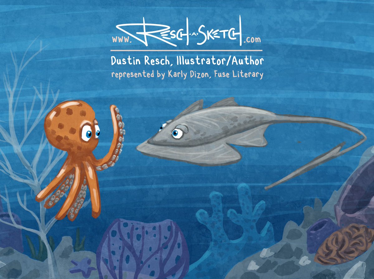 reschasketch's tweet image. Here&apos;s my #kidlitartpostcard featuring #Octavio meeting a new friend.  Octavio&apos;s debut book comes out in Spring 2026 from Capstone, I can&apos;t wait to share it with you all!  Open to all kinds of kid lit illustration work. Thanks!