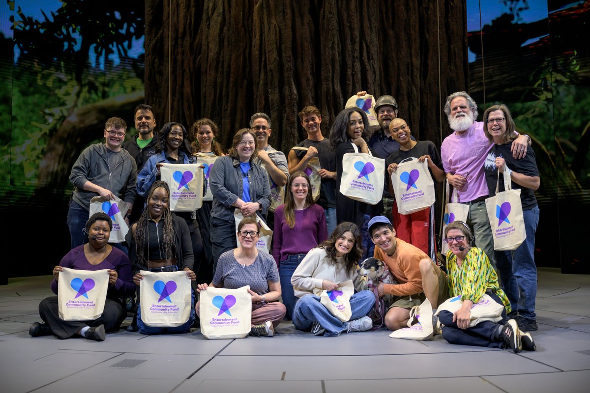Entertainment Community Fund (@alifeinthearts) on Twitter photo Thank you <a href="/idinamenzel/">Idina Menzel</a>, the <a href="/redwoodmusical/">Redwood Musical</a> team & everyone at the Nederlander Theatre for an unforgettable evening on April 23! It was a joy to be “in the leaves” together for a bold, heartfelt night of theater.
Photo credit: Grace Copeland Thank you <a href="/idinamenzel/">Idina Menzel</a>, the <a href="/redwoodmusical/">Redwood Musical</a> team & everyone at the Nederlander Theatre for an unforgettable evening on April 23! It was a joy to be “in the leaves” together for a bold, heartfelt night of theater.
Photo credit: Grace Copeland